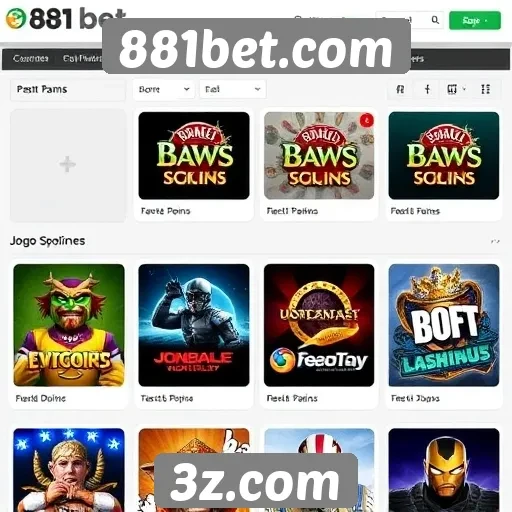 Análise dos jogos mais populares no 881bet